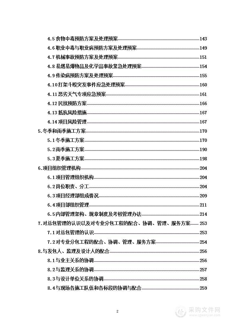 道路改造提升工程投标方案